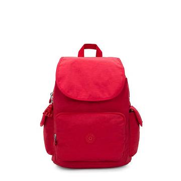 Kipling City Pack Backpacks Red Rouge | AU 1808PJ